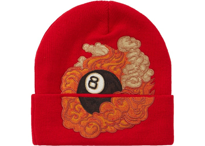 Supreme x Martin Wong 8-Ball Beanie Red FW19 DS