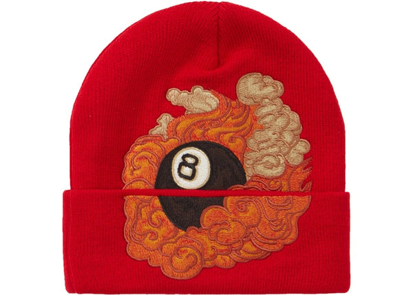 Supreme x Martin Wong 8-Ball Beanie Red FW19 DS