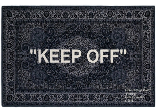 Rug Virgil Abloh x IKEA  #  "KEEP OFF"