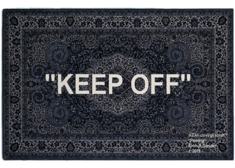 Rug Virgil Abloh x IKEA  #  "KEEP OFF"